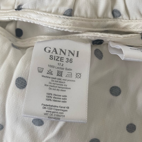 Ganni ruffle polka dot skirt Size 36 - Picture 5 of 5